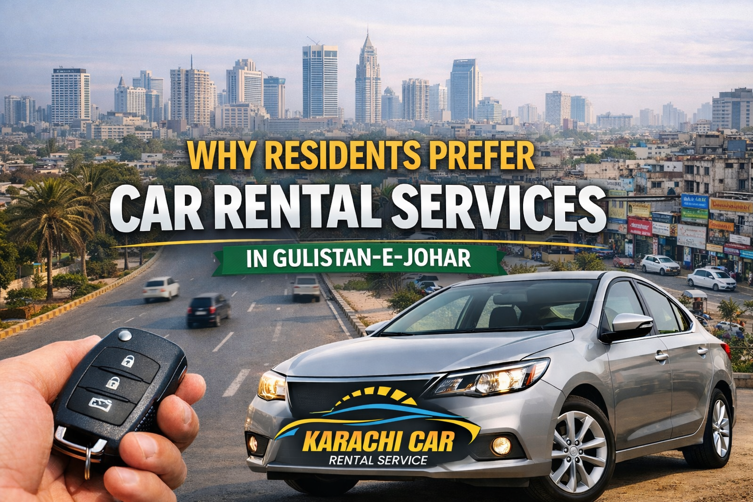 Why Residents Prefer Car Rental Services in Gulistan-e-Johar, Karachi