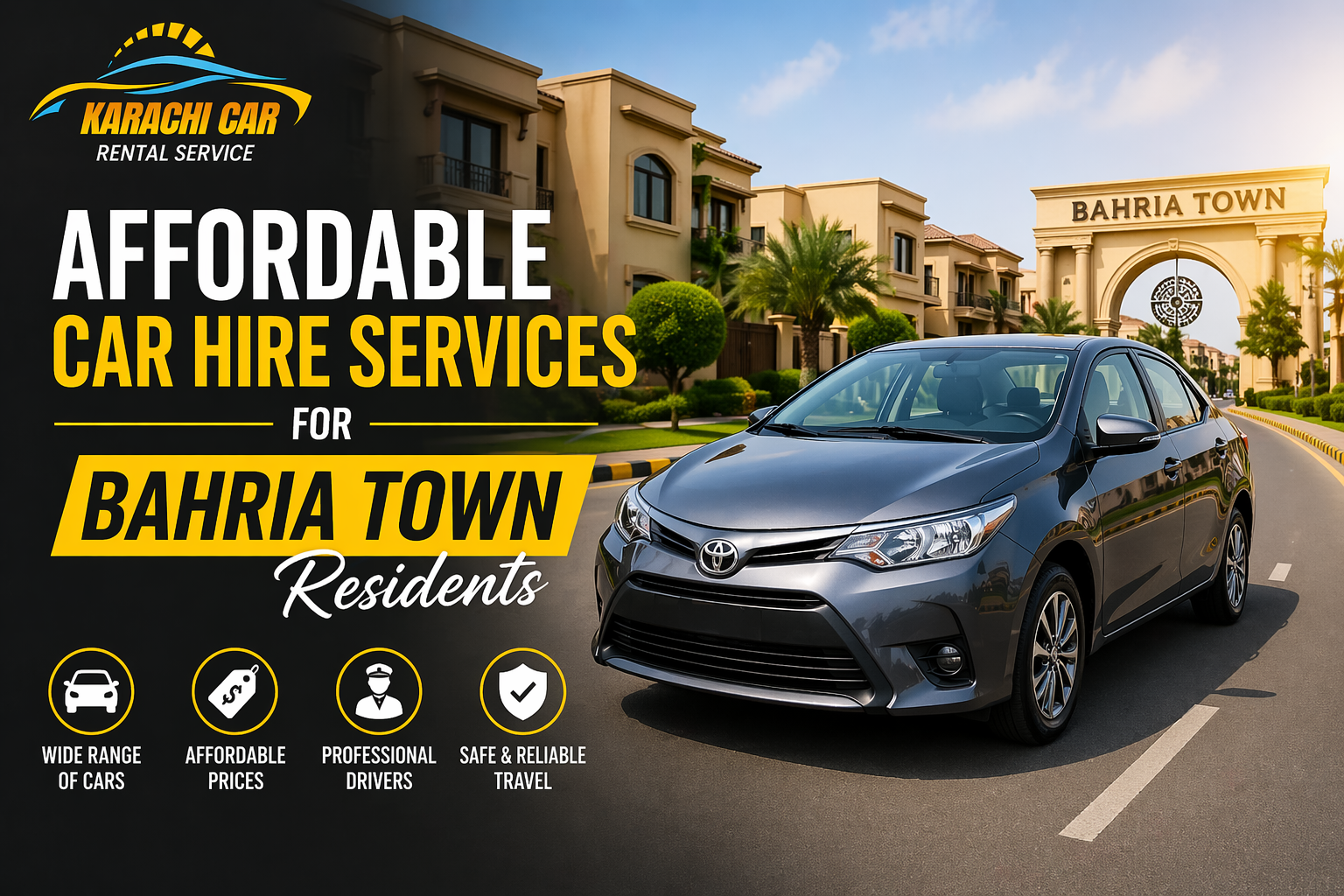 Affordable Car Hire Services for Bahria Town Residents